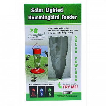 Solar Hummingbird Feeder