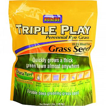 Triple Rye Grass Seed  3 POUND