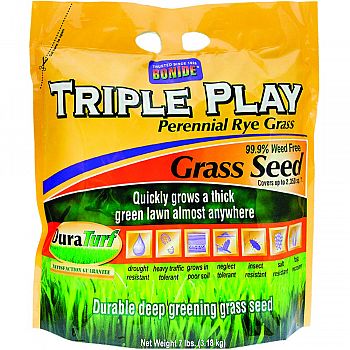 Triple Rye Grass Seed  7 POUND