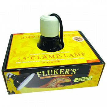 Ceramic Clamp Lamp With Switch  5.5 INCH