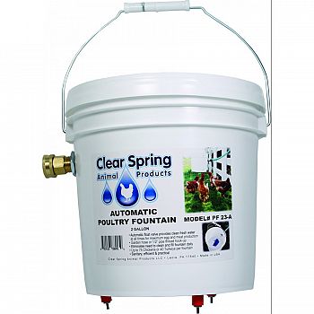 Automatic Float Waterer With Nipples For Poultry (Case of 2)