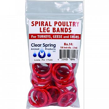 Sprial Poultry Leg Bands
