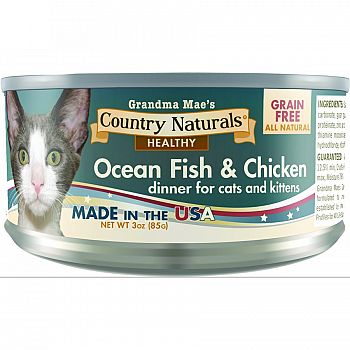 Country Naturals Can Cat Food Grain Free (Case of 24)