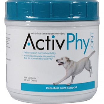 Activphy Joint Support Soft Chews For Dogs