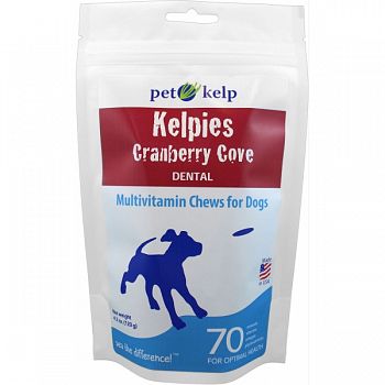 Kelpies Multivitamin Soft Chews Dental CRANBERRY 4.2 OUNCE