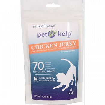 Pet Kelp Chicken Jerky PUMPKIN 3 OUNCE