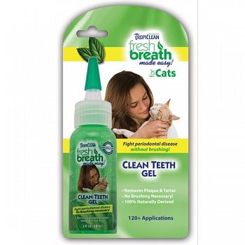 Fresh Breath Clean Teeth Gel For Cats - 2 oz.