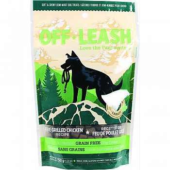 Off Leash Grain Free Dog Treat GRILLED CHICKEN 5.29 OUNCE