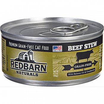 Redbarn Stew All Natural Cat Can BEEF 5.5 OZ (Case of 24)