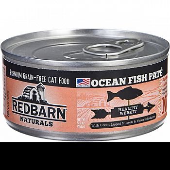Redbarn Naturals Pate Cat Can - Weight Control OCEANFISH 5.5 OZ (Case of 24)
