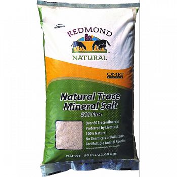 Natural Trace Mineral Salt #10 Fine For Livestock  50 POUND