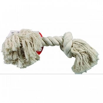 Flossy Chews Cotton Rope Bone Dog Toy WHITE 19 IN/COLOSSAL