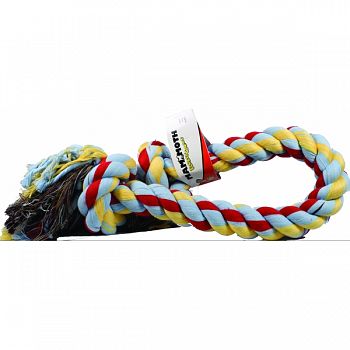 Flossy Chews 2 Knot Rope Tug Dog Toy MULTICOLORED 48INCH/MAMMOTH