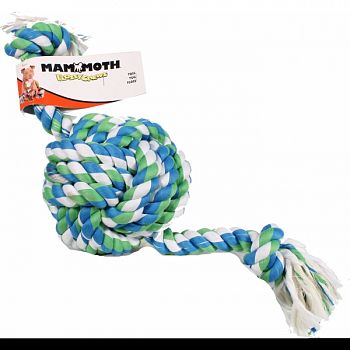 Flossy Chews Monkey Fist Ball W/rope Ends Dog Toy MULTICOLORED 25 IN/COLOSSAL