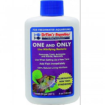 One And Only Freshwater Aquarium Solution  4 OUNCE