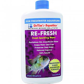 Re-fresh Freshwater Aquarium Solution  16 OUNCE
