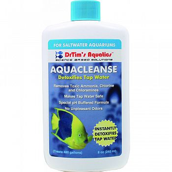 Aquacleanse Saltwater Aquarium Solution  8 OUNCE