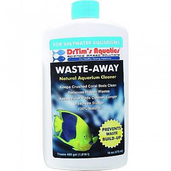 Waste-away Saltwater Aquarium Solution  16 OUNCE