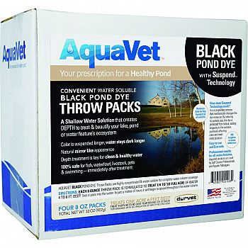 Black Dye Water Soluble Throw Pack
