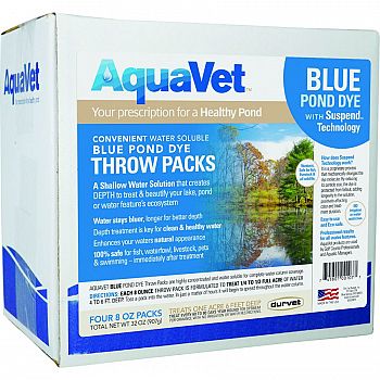 Blue Dye Water Soluble Throw Pack