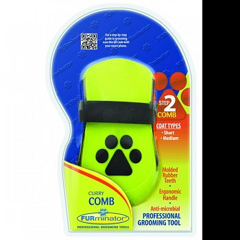 Furminator Curry Comb For Dogs  
