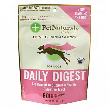 Daily Digest Bone-shaped Chews For Dogs - 60 ct.