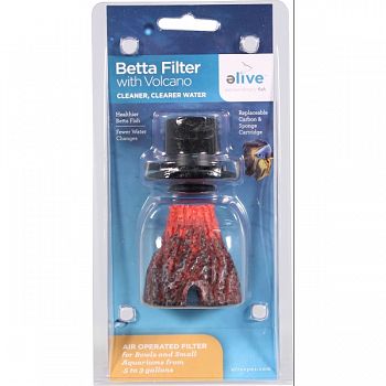 Betta Filter With Volcano MULTICOLORED SMALL