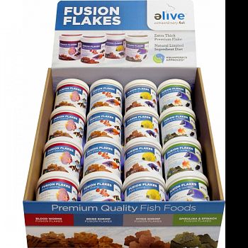 Elive Fusion Flake Display ASSORTED 16 PIECE