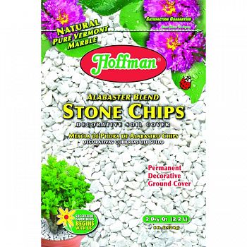 Hoffman Alabaster Blend Stone Chips WHITE 2 QUART (Case of 10)