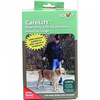 Carelift Rear-only Lifting Harness For Dogs BLUE 70-130 LBS/LRG
