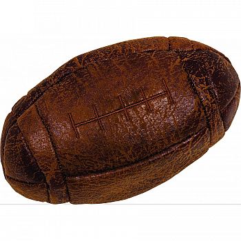 Vintage Flat Football Dog Toy With Squeakers