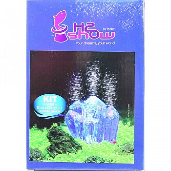H2show Earth Wonders Led Aquarium Crystal Kit BLUE 13-52 GALLON