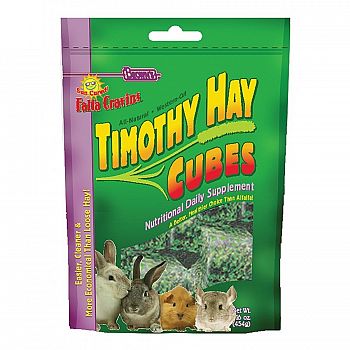Falfa Cravins Timothy Hay Cubes Small Animal Food - 16 oz.
