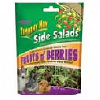 Timothy Hay Side Salads for Small Animals - Fruit-N-Berries - 8 oz.