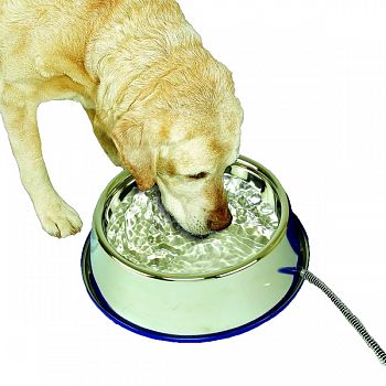 Thermal Bowl Heated Pet Bowl STAINLESS STEEL 120 OUNCE