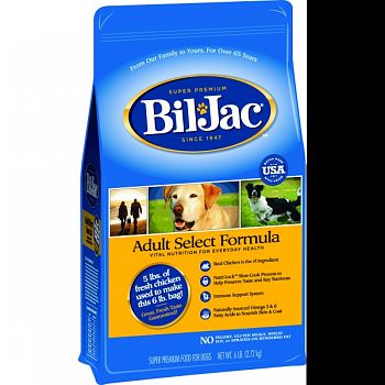 Bil-jac Select Adult Dog Food  6 LB