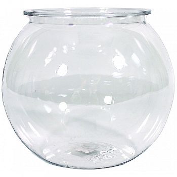 Aqua Accents Round Plastic Bowl - 1 gallon