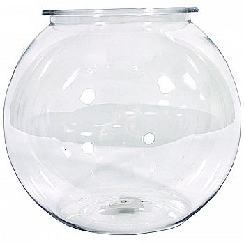 Aqua Accents Round Plastic Bowl 1.5 gallon