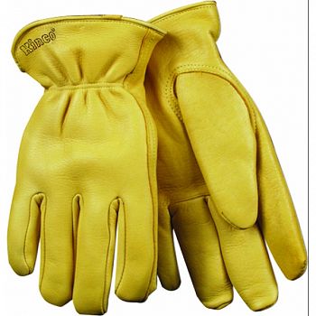 Lined Grain Deerskin Glove TAN LARGE (Case of 6)