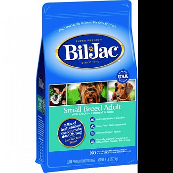 Bil-jac Small Breed Adult Dog Food  6 LB