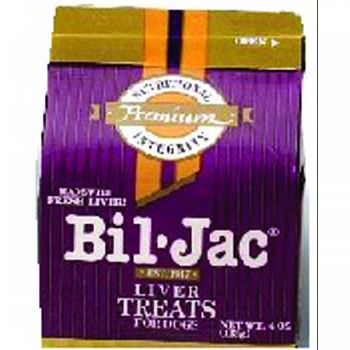 Bil-jac Liver Treats For Dogs  4 OZ (Case of 12)