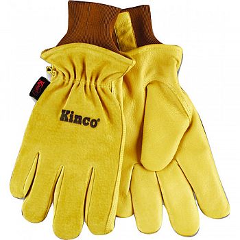 Lined Pigskin Glove TAN LARGE (Case of 6)