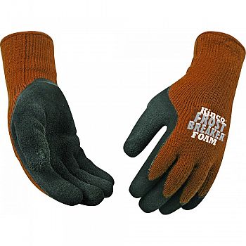 Frostbreaker Foam Latex Gripping Glove BROWN & GRAY EXTRA LARGE (Case of 6)