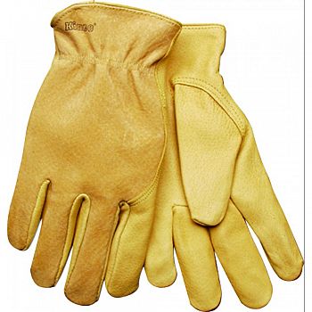 Unlined Grain Pigskin Driver Glove TAN LARGE (Case of 6)