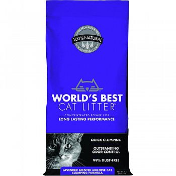Worlds Best Cat Litter Multiple Cat Formula LAVENDER 28 POUND