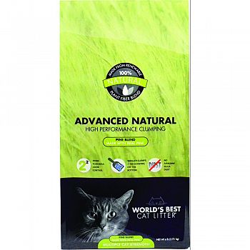 Worlds Best Cat Litter Advanced Natural Original PINE BLEND 6 POUND (Case of 5)