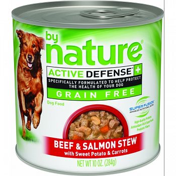 Stew Canned Dog Food BEEF/SALMON 10 OZ (Case of 12)