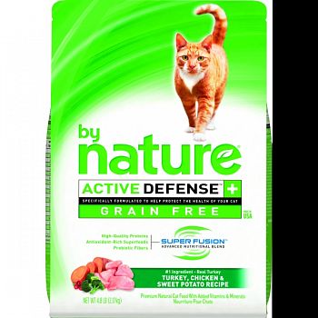 By Nature Grain Free Dry Cat Food TURKEY/CHCK/SWP 4.8 LB