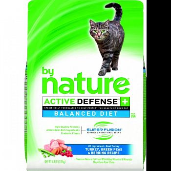 By Nature Balanced Diet Dry Cat Food TURKEY/GREEN PE 4.8 LB