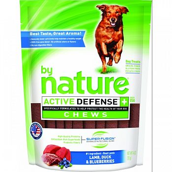 By Nature Active Defense + Dog Chews LAMB/DUCK/BLBRY 5 OZ